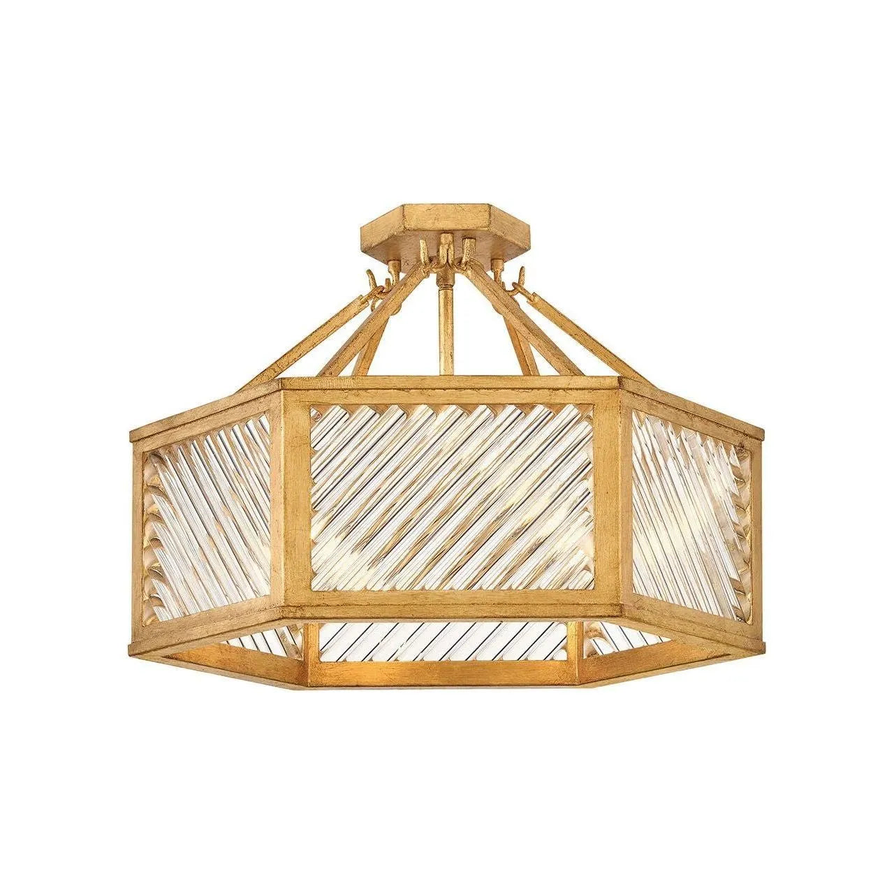 Hinkley Canada - 47461DA - LED Semi-Flush Mount - Sura - Distressed Brass