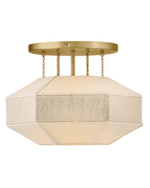 Hinkley Canada - 47493LCB - LED Semi-Flush Mount - Lyla - Lacquered Brass