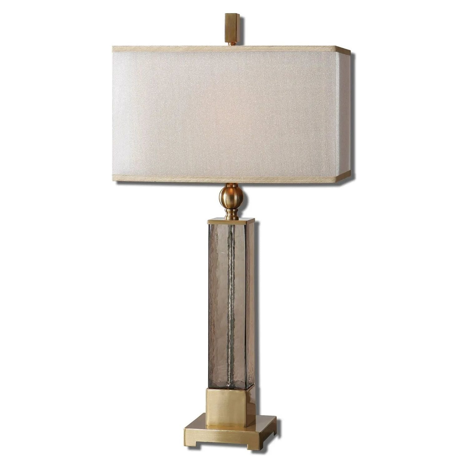 Uttermost - 26583-1 - One Light Table Lamp - Caecilia - Brushed Brass