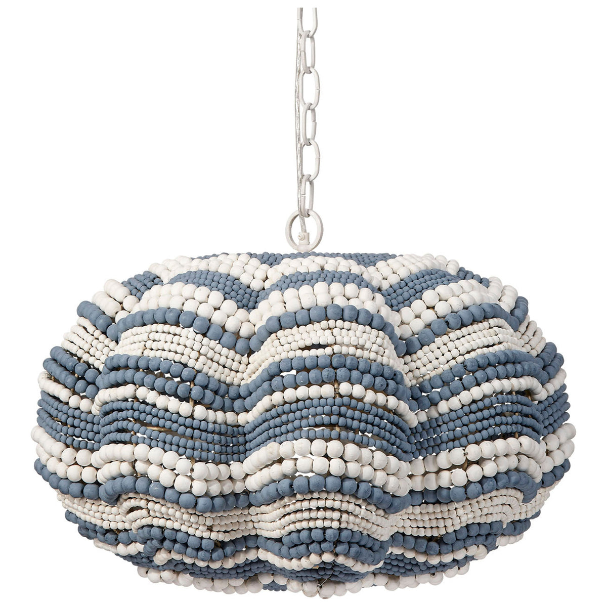 Jamie Young Company - 5CLAM-SMBL - Clamshell Chandelier - Clamshell - Blue