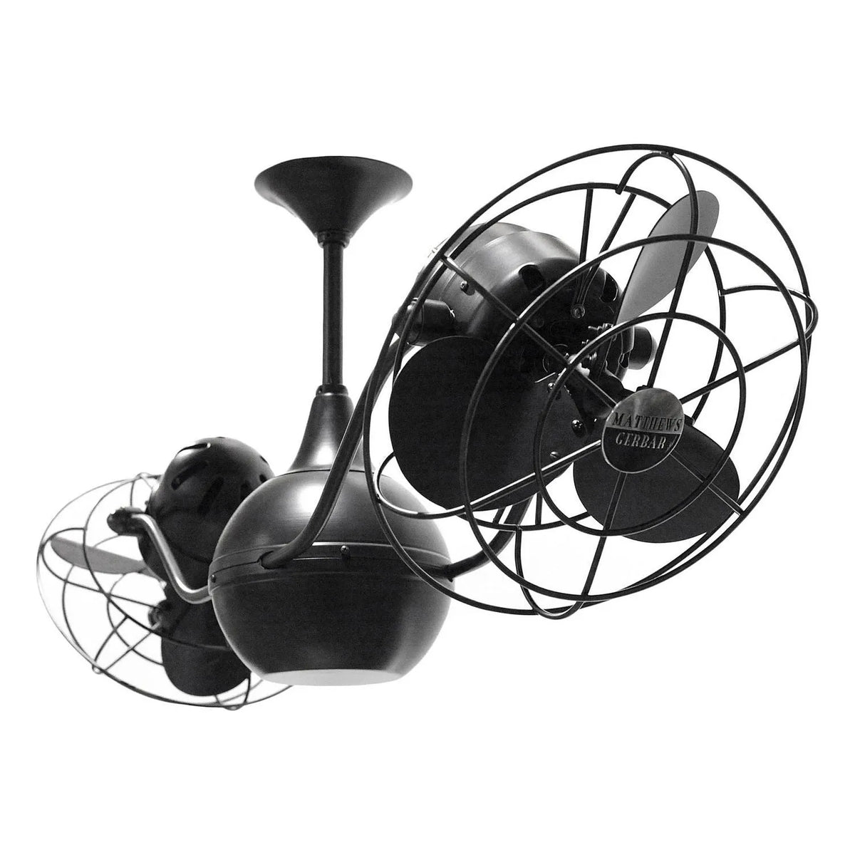 Matthews Fan Company - VB-BK-MTL - 42"Ceiling Fan - Vent-Bettina - Matte Black