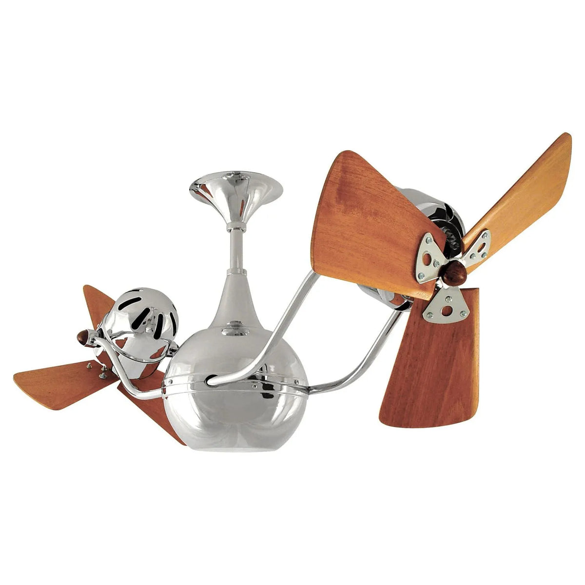 Matthews Fan Company - VB-CR-WD - 42"Ceiling Fan - Vent-Bettina - Polished Chrome