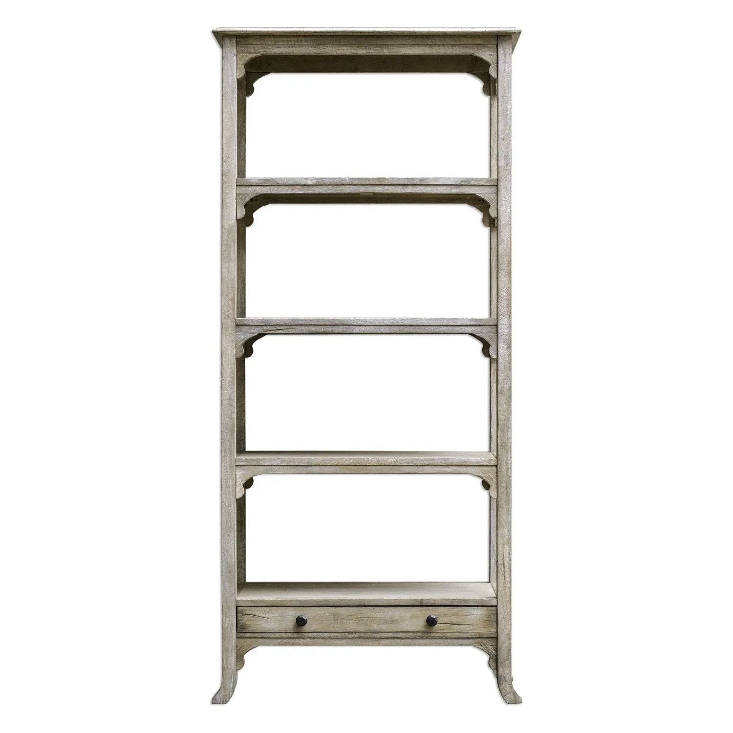 Uttermost - 25661 - Etagere - Bridgely - Aged White