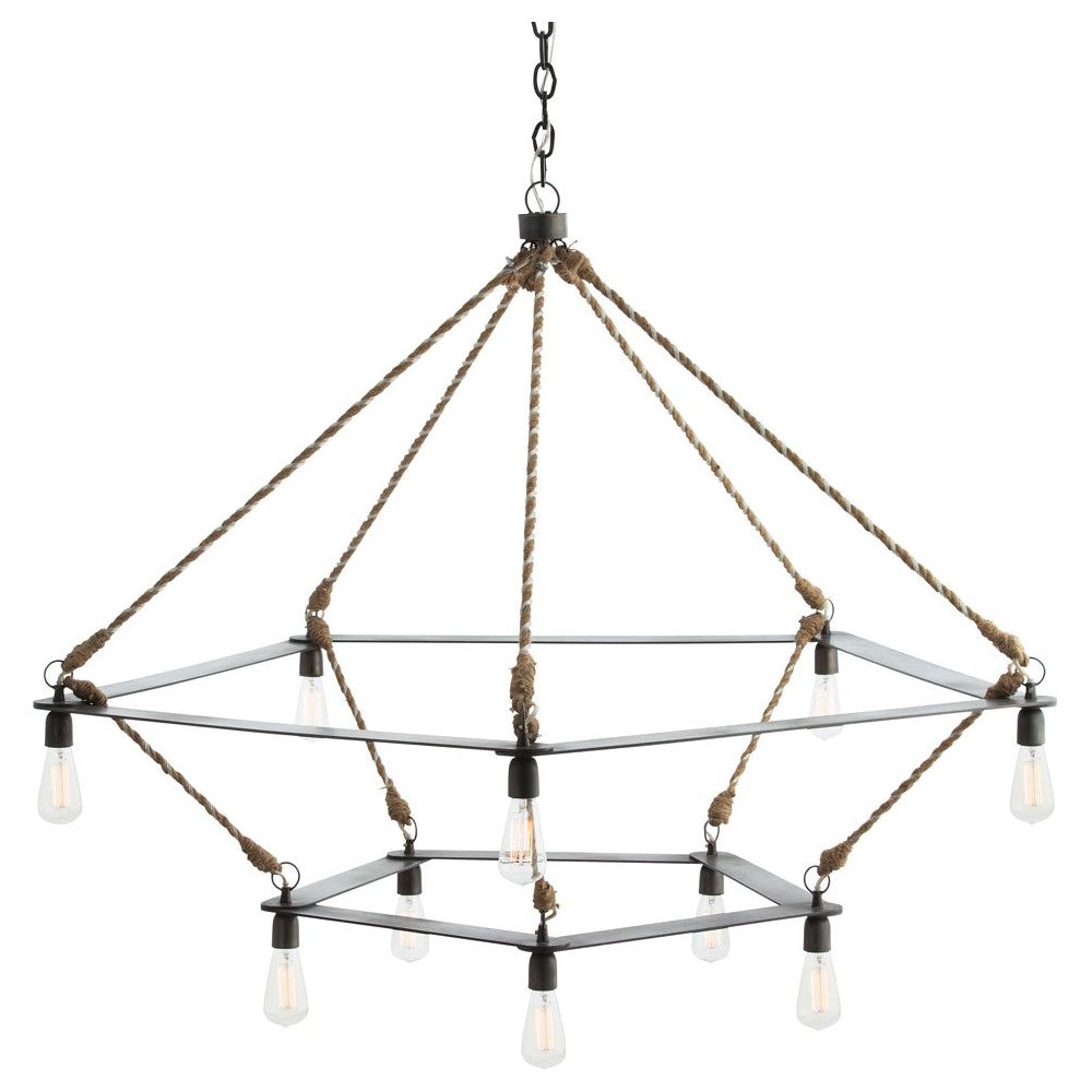 Arteriors - 84176 - Ten Light Chandelier - McIntyre - Natural