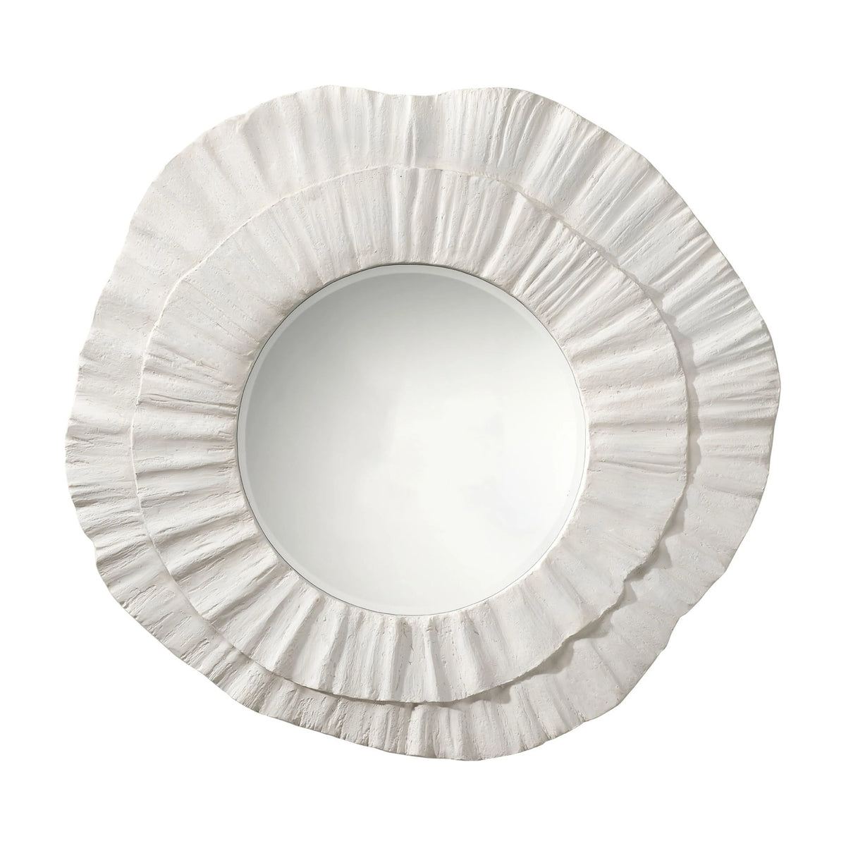 Jamie Young Company - 6MILL-MIWH - Millstone Mirror - Millst - White