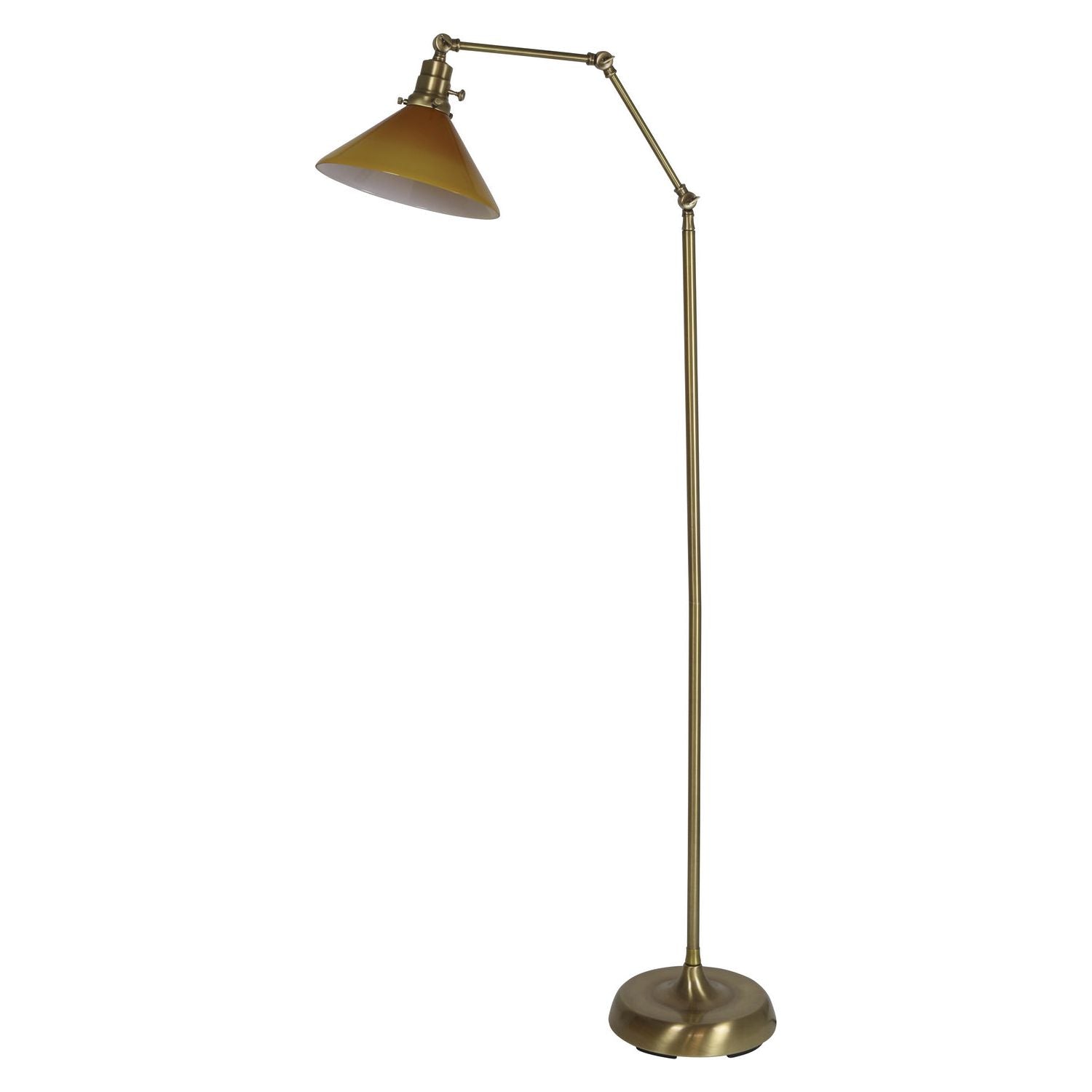 House of Troy - OT600-AB-AM - One Light Floor Lamp - Otis - Antique Brass