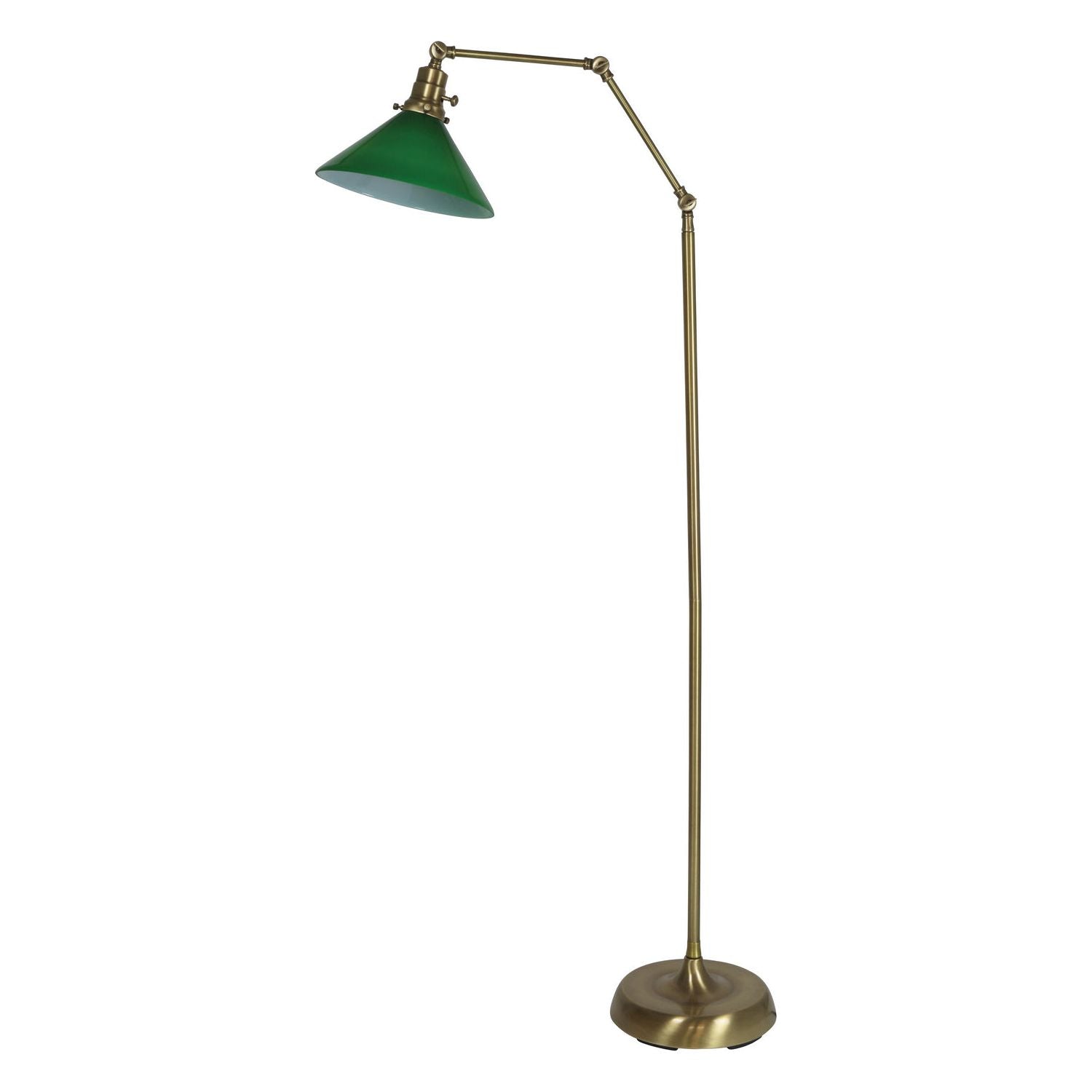 House of Troy - OT600-AB-GR - One Light Floor Lamp - Otis - Antique Brass