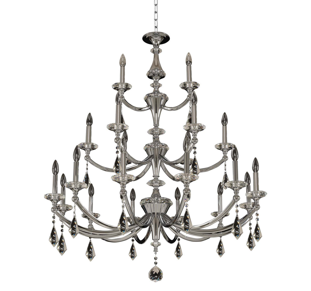 Allegri - 012174-010-FR001 - 21 Light Chandilier - Floridia - Chrome