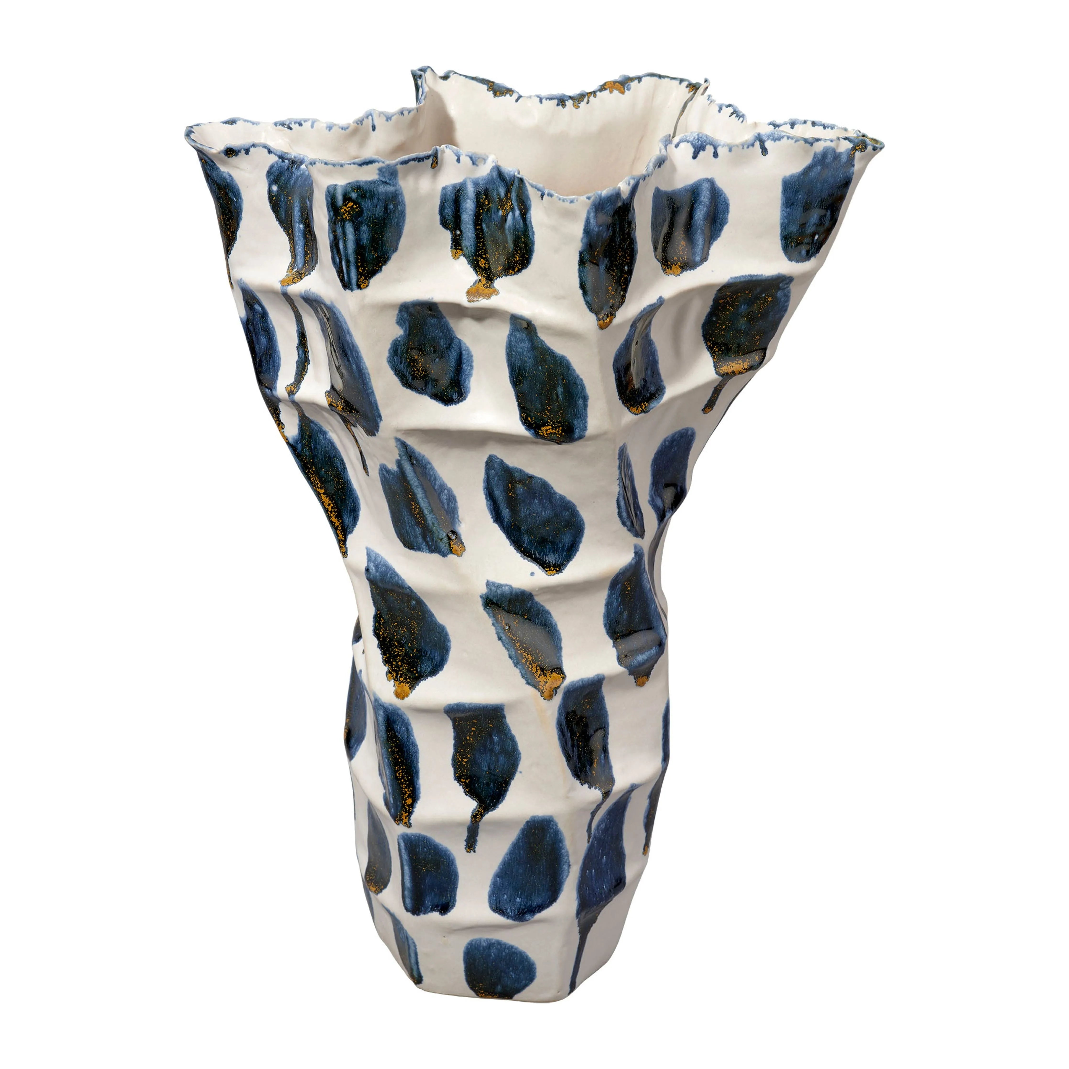 Jamie Young Company - 7SEUR-VABL - Seurat Tall Vase - Seurat - Blue