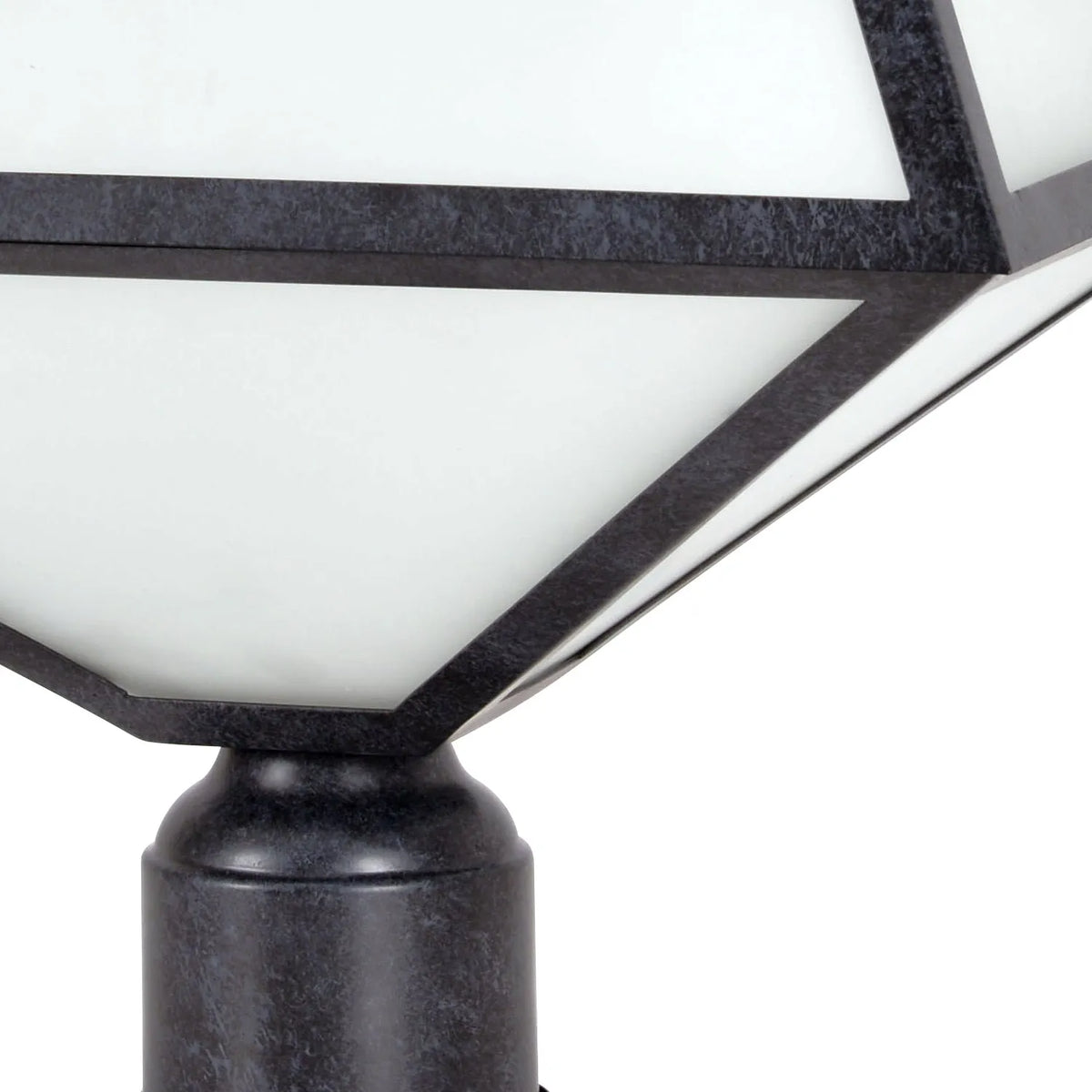 Glacier Three Light Outdoor Lantern Post