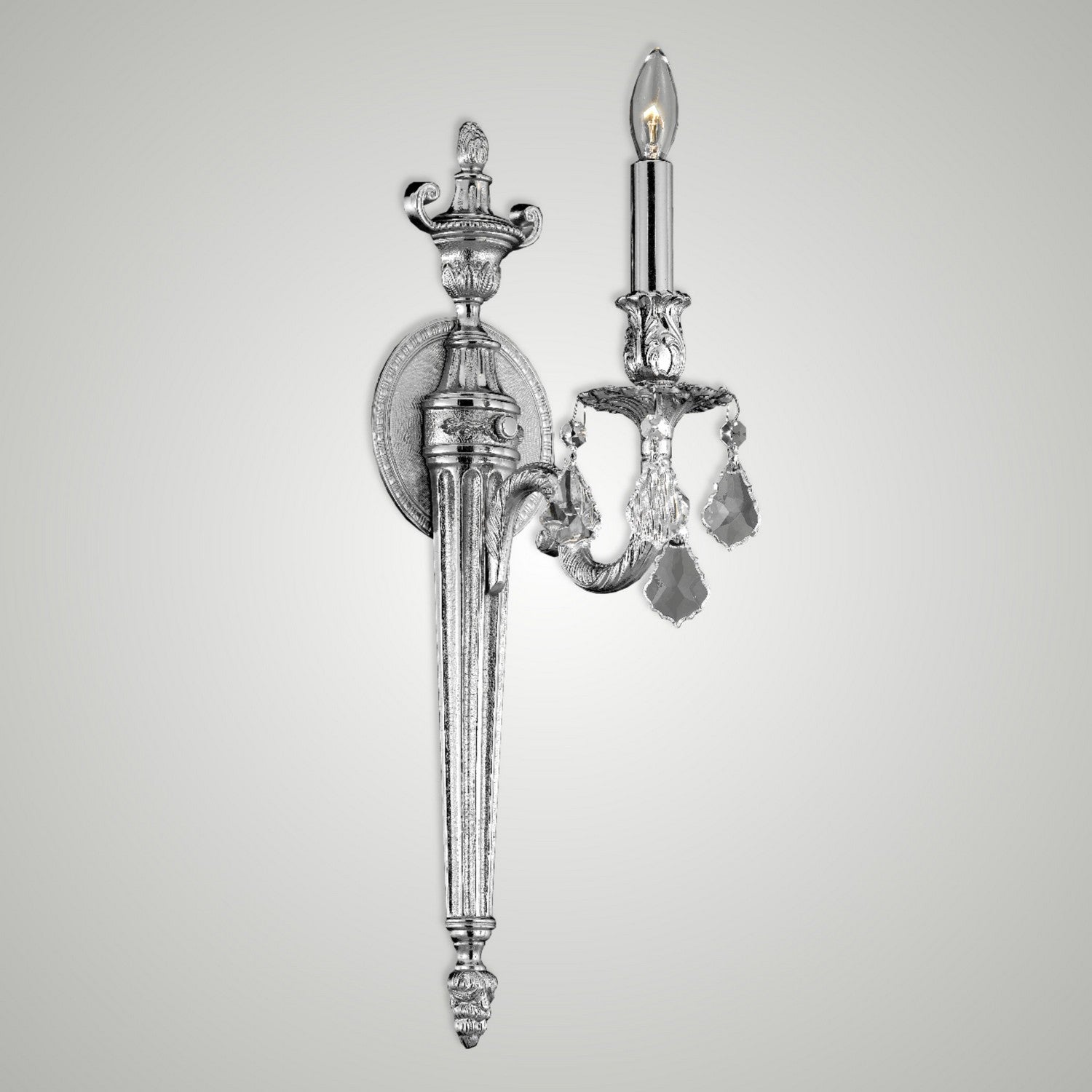 Brass and Crystal Wall Sconce WS2111