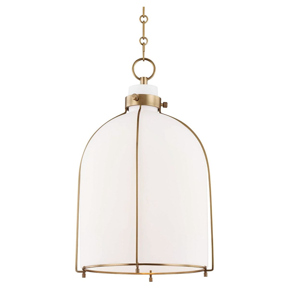 Hudson Valley Canada - 7314-AGB - One Light Pendant - Eldridge - Aged Brass