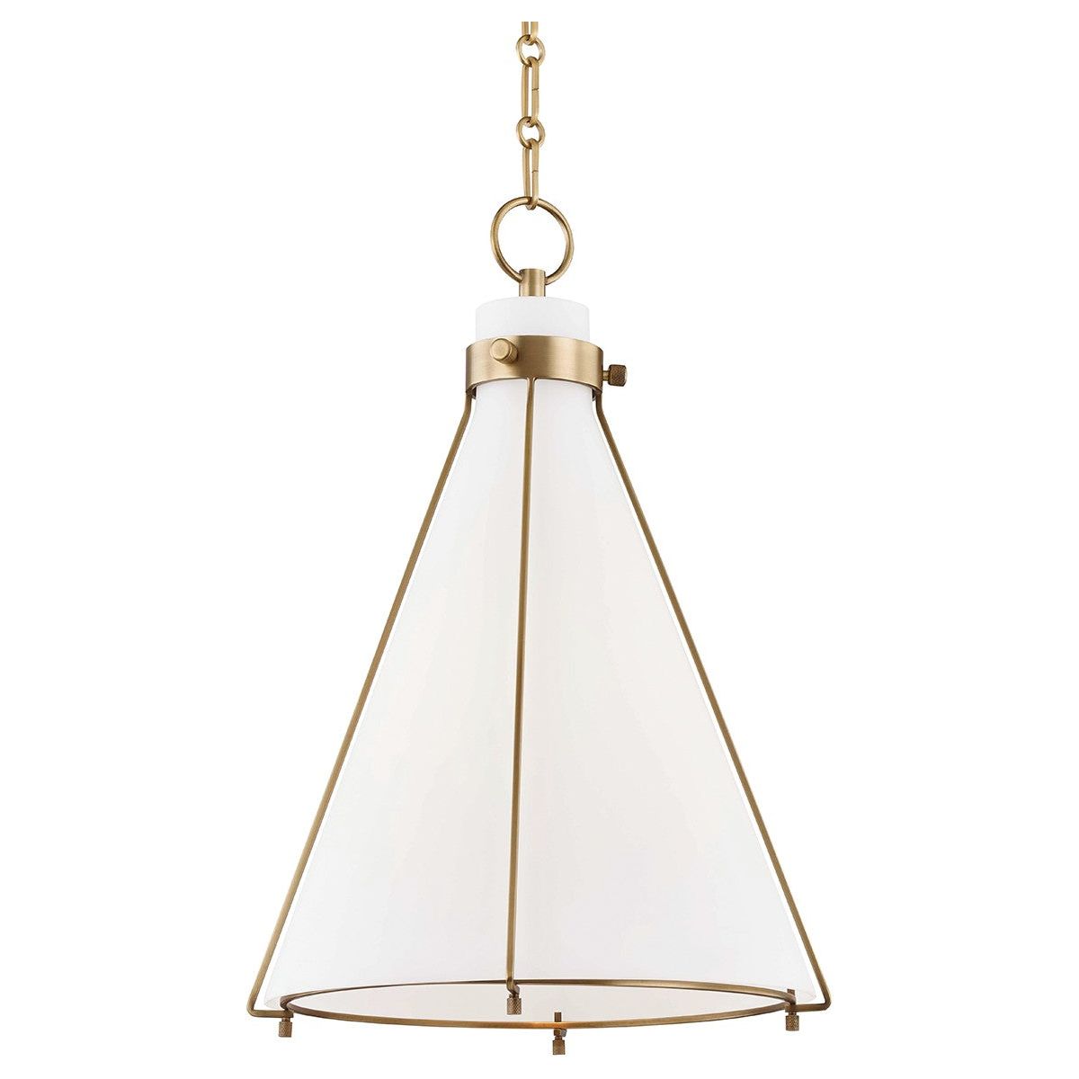 Hudson Valley Canada - 7316-AGB - One Light Pendant - Eldridge - Aged Brass