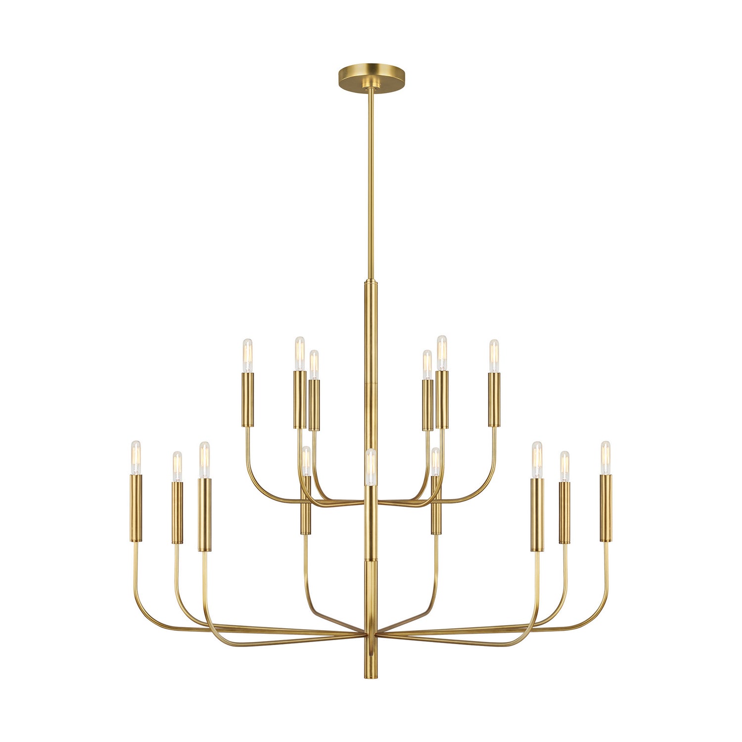 Visual Comfort Studio Canada - EC10015BBS - 15 Light Chandelier - Brianna - Burnished Brass