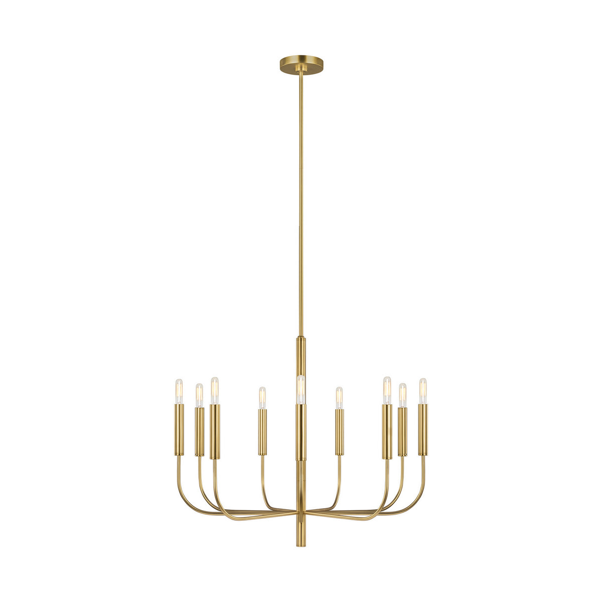 Visual Comfort Studio Canada - EC1009BBS - Nine Light Chandelier - Brianna - Burnished Brass