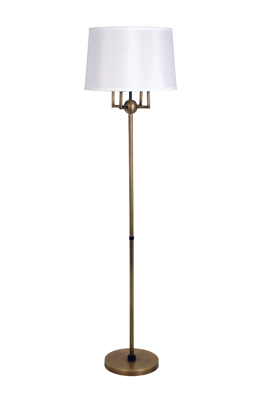 House of Troy - A700-AB/BLK - Four Light Floor Lamp - Alpine - Antique Brass/Black