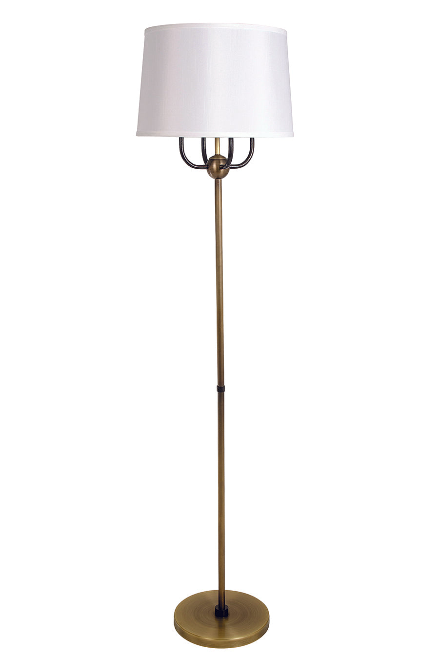 House of Troy - A701-AB/HB - Four Light Floor Lamp - Alpine - Antique Brass/Hammered Bronze