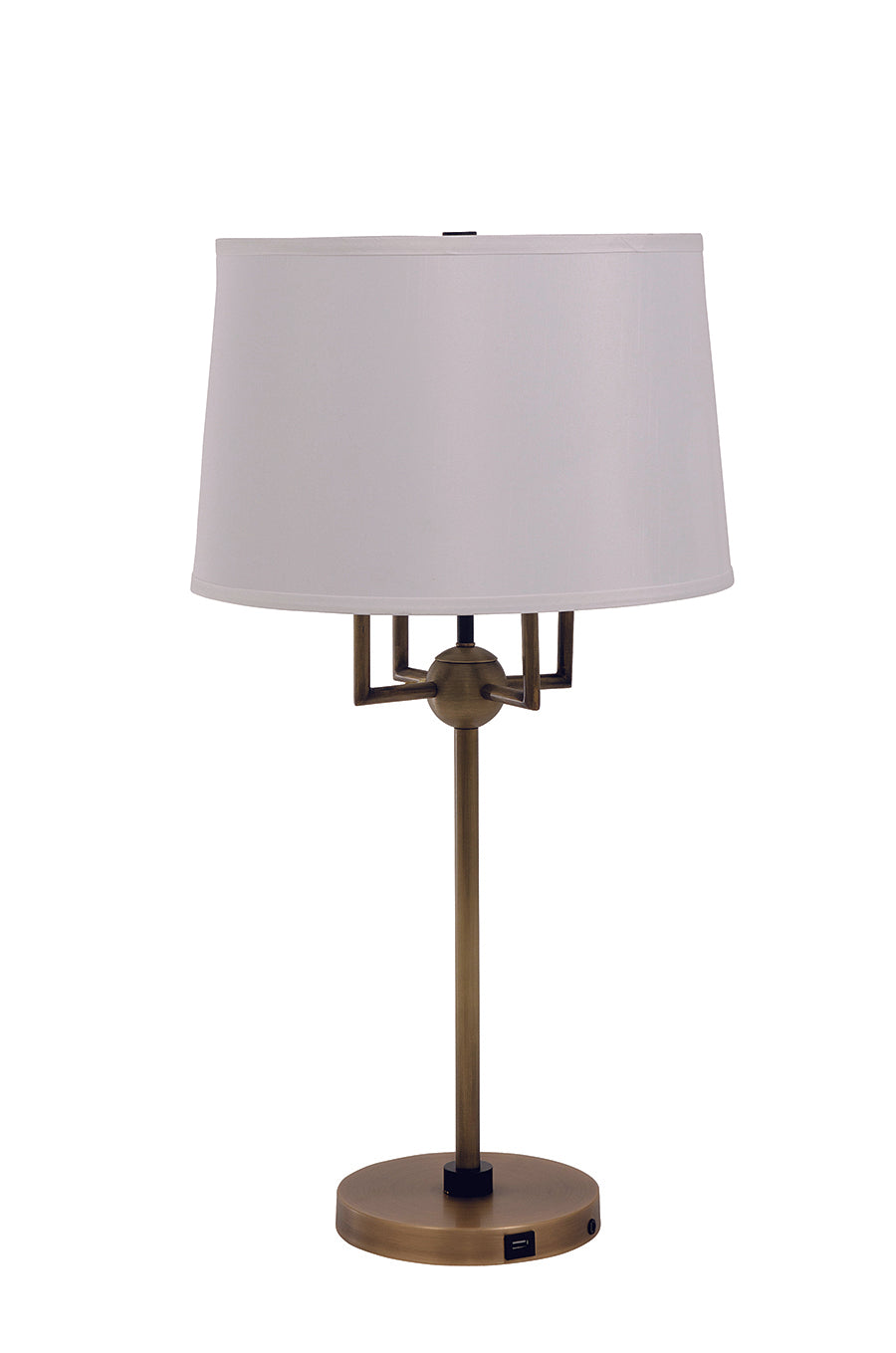 House of Troy - A750-AB/BLK - Four Light Table Lamp - Alpine - Antique Brass/Black