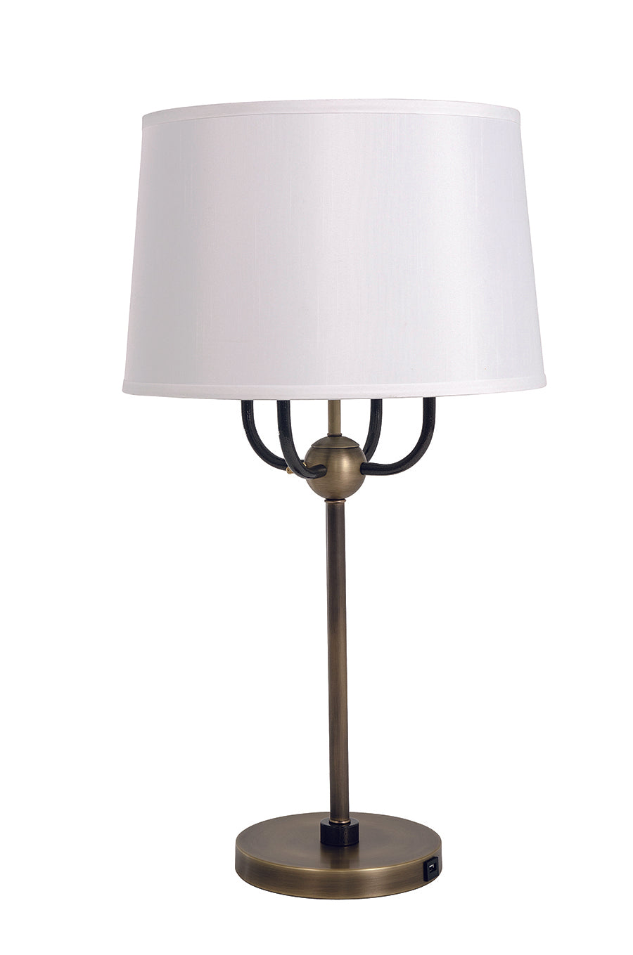 House of Troy - A751-AB/HB - Four Light Table Lamp - Alpine - Antique Brass/Hammered Bronze