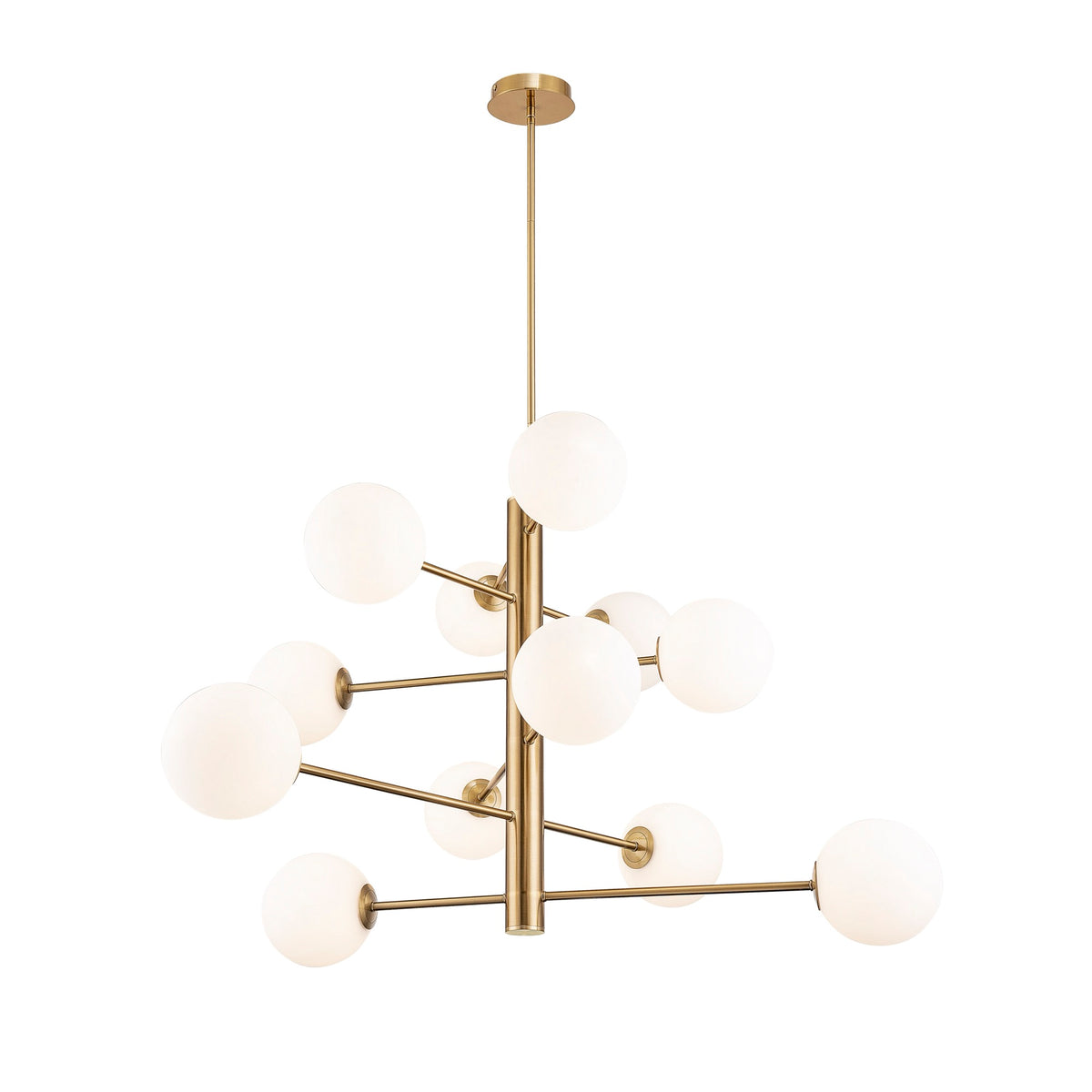 Artcraft Canada - AC11768BR - 12 Light Chandelier - Aurelia - Brass