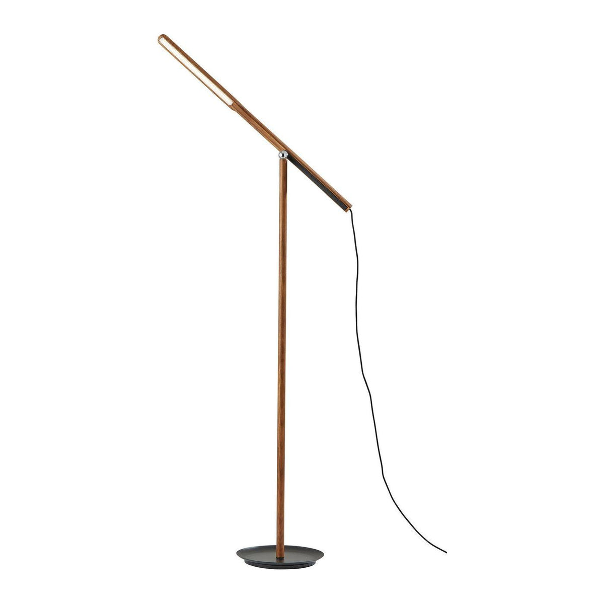 Adesso Home - AD9113-15 - LED Floor Lamp - Gravity - Walnut Ash Wood