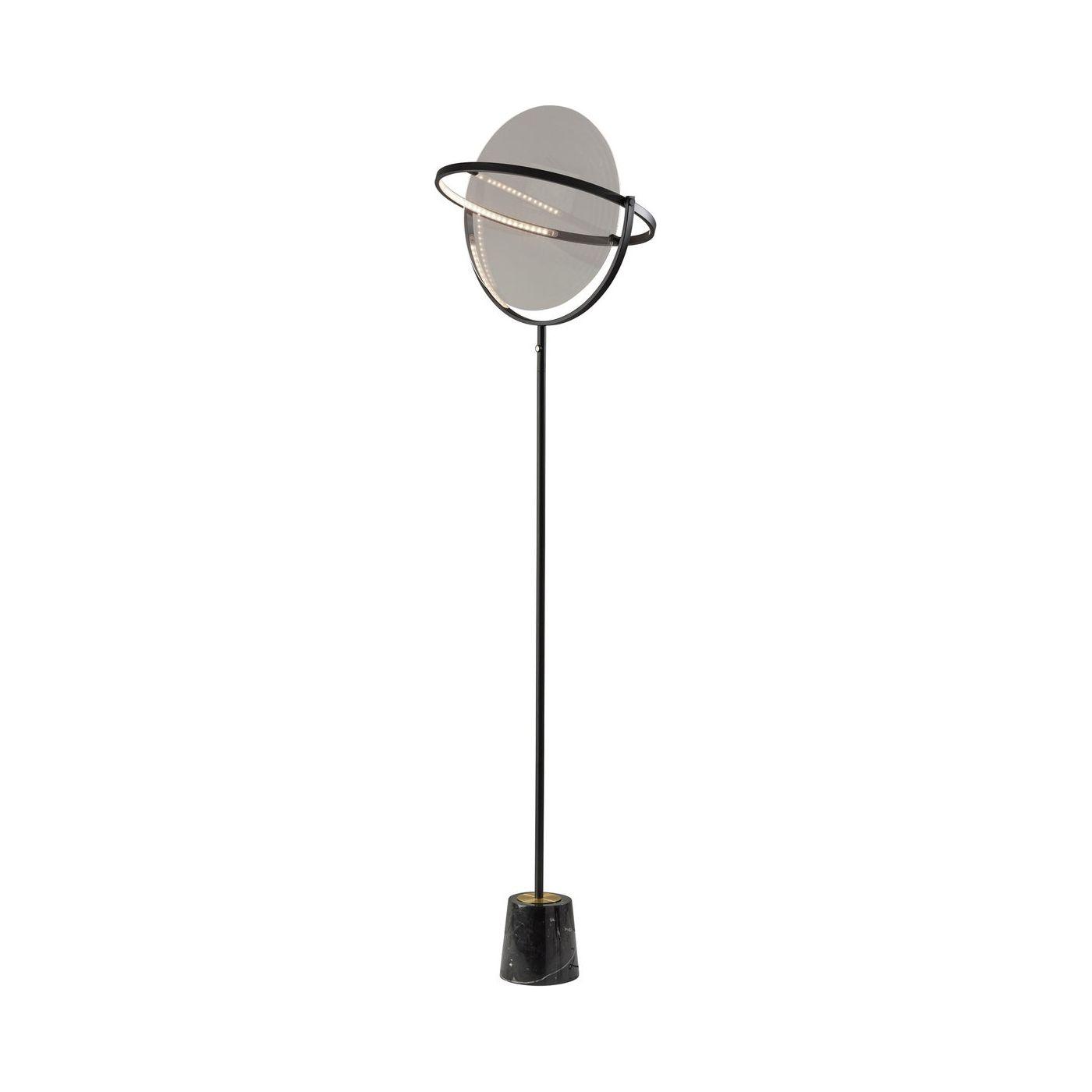 Adesso Home - AD9203-01 - LED Floor Lamp - Orsa - Black