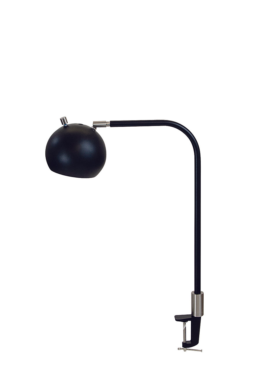 House of Troy - AR401-BLK/SN - LED Clip On Table Lamp - Aria - Black/Satin Nickel