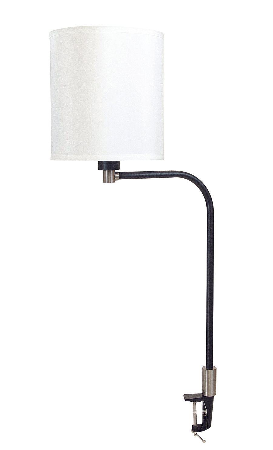 House of Troy - AR402-BLK/SN - LED Clip On Table Lamp - Aria - Black/Stin Nickel