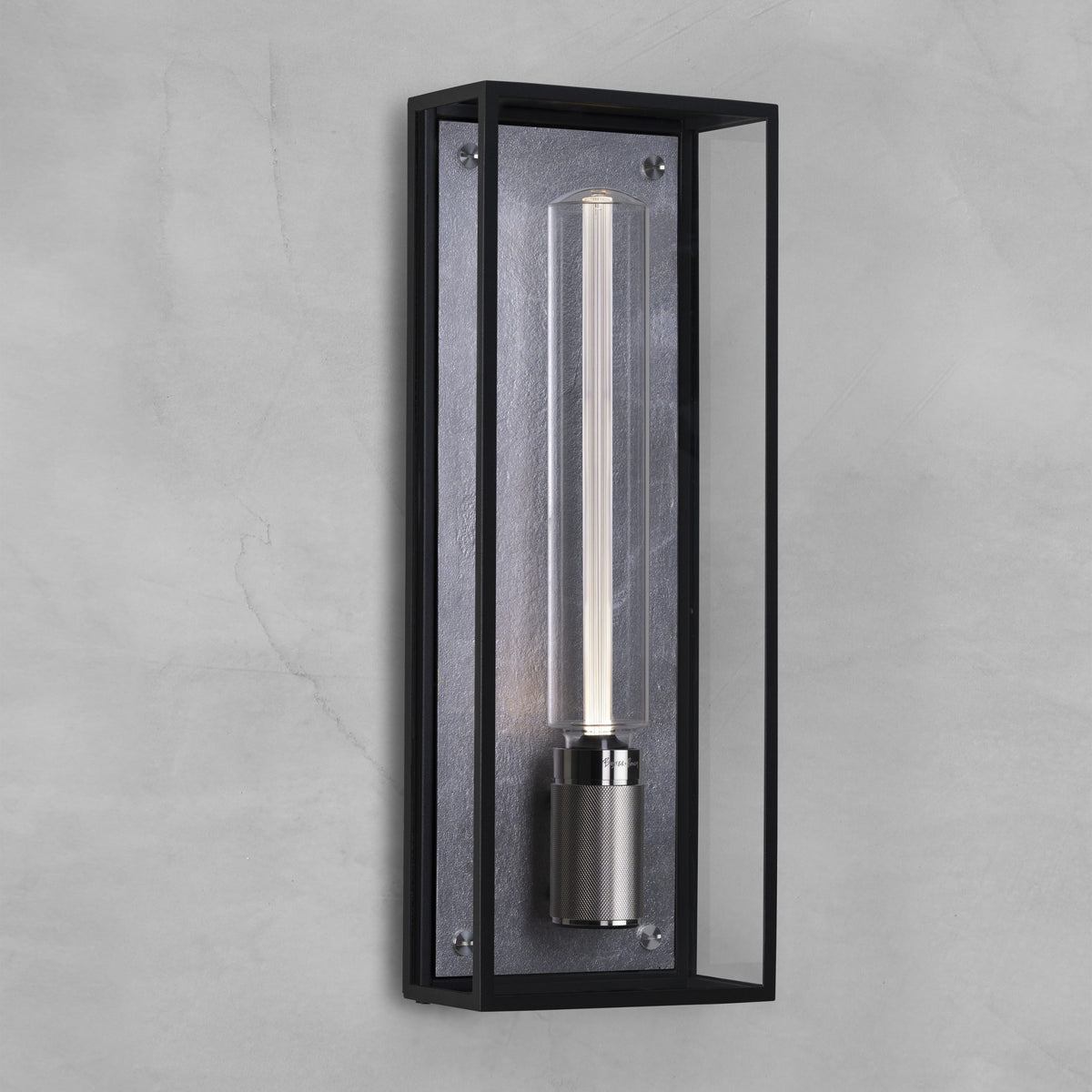 Buster + Punch - NCA-552526 - Caged Wet Wall Sconce - Caged Wet - Steel