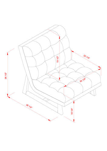 Fauteuil d'appoint Cédron