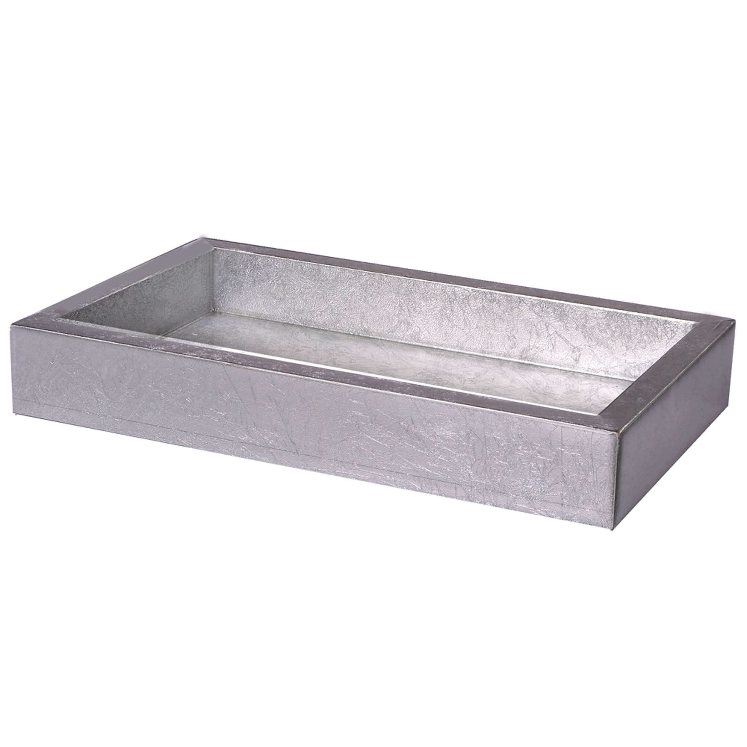 Mike + Ally - EOS Silver Vanity Tray - 32094S - Silver - 
