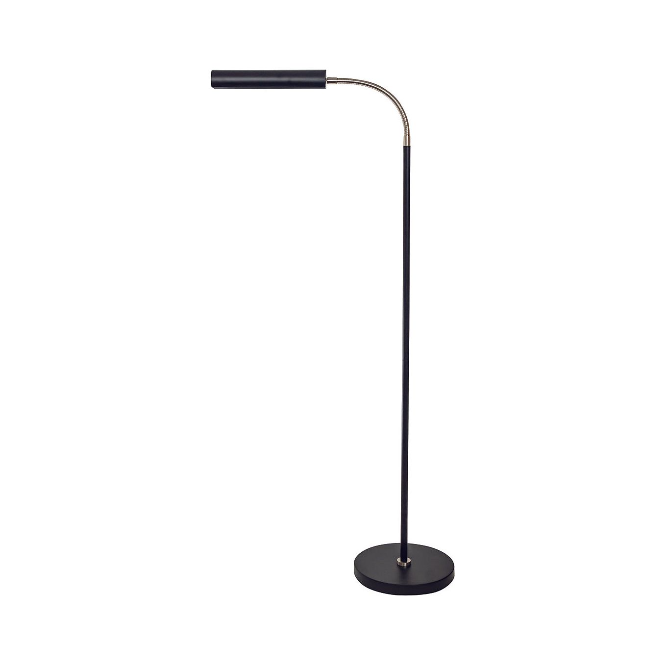 House of Troy - FN100-BLK/SN - One Light Floor Lamp - Fusion - Black/Stin Nickel