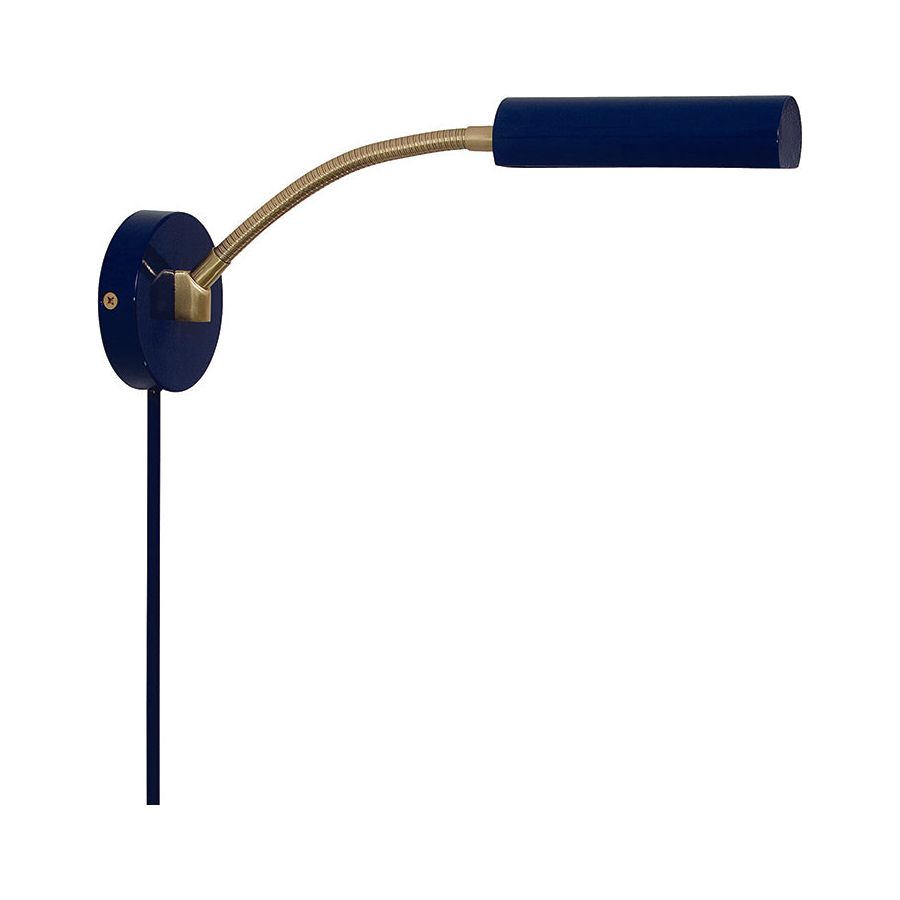 House of Troy - FN175-NB/SB - LED Wall Swing Lamp - Fusion - Navy Blue/Satin Brass