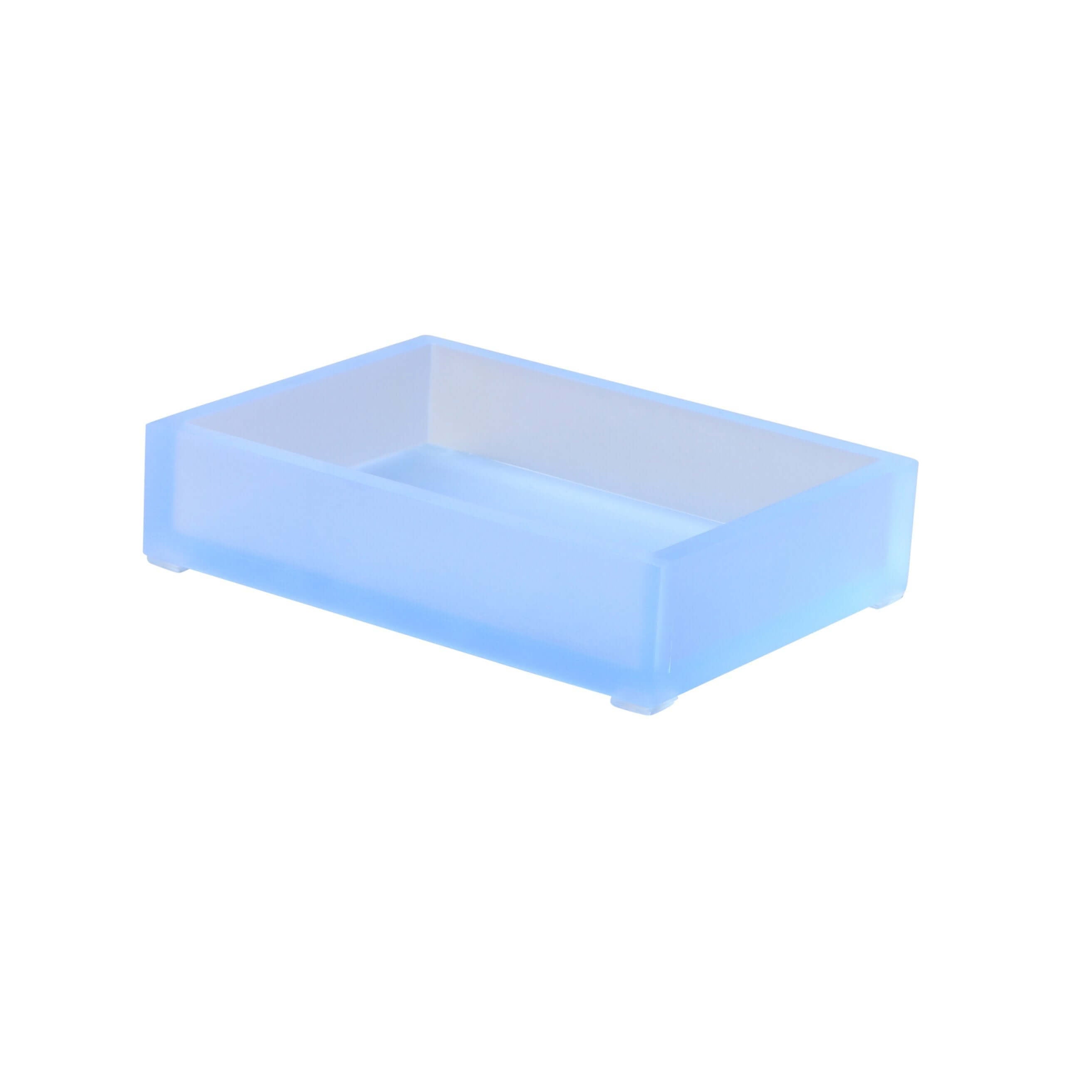 Mike + Ally - Ice Frosted Sky Soap Dish - 31431 - Blue - 