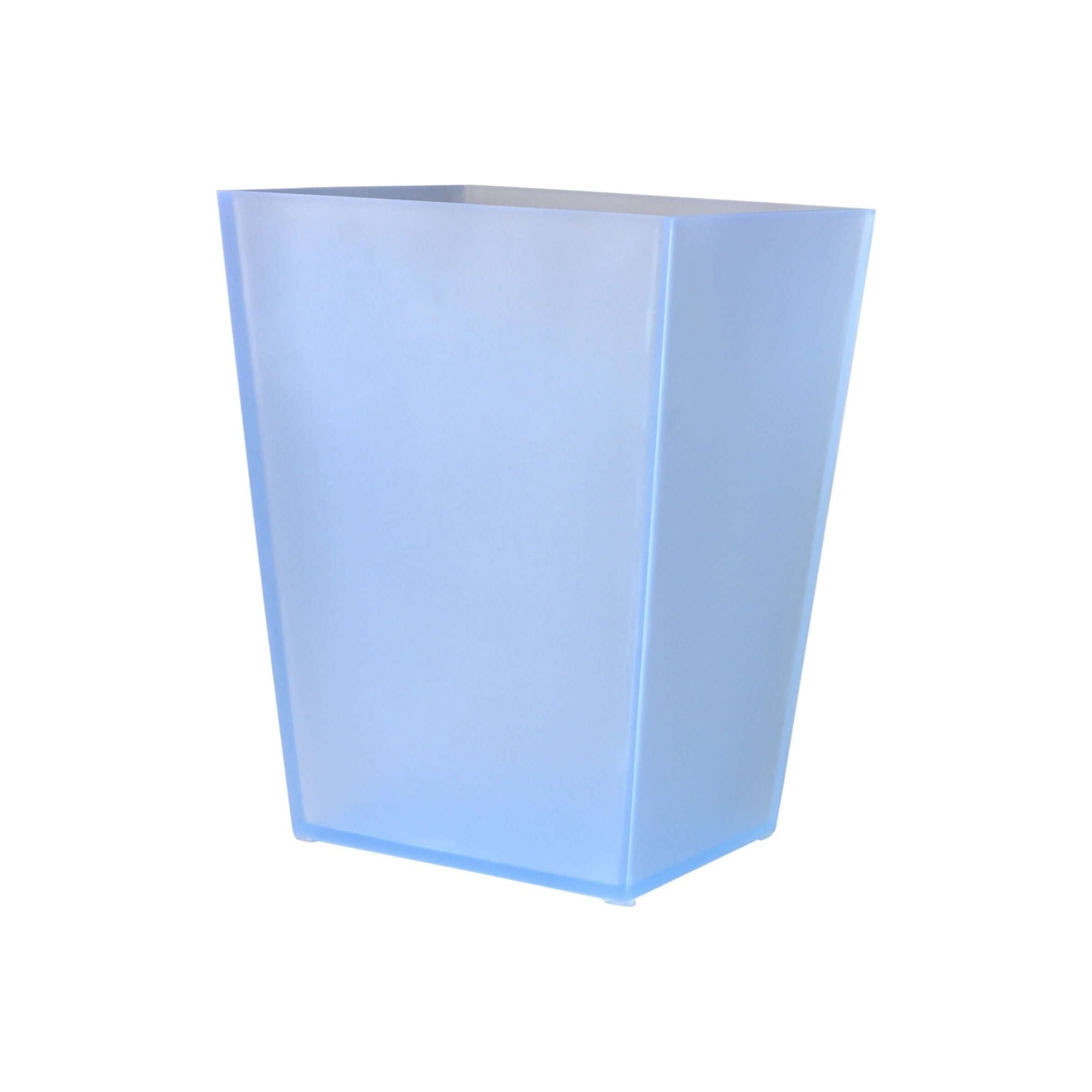 Mike + Ally - Ice Frosted Sky Wastebasket - 31462 - Blue - 