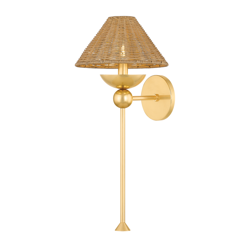 Mitzi - H968101-AGB - One Light Wall Sconce - Perilla - Aged Brass