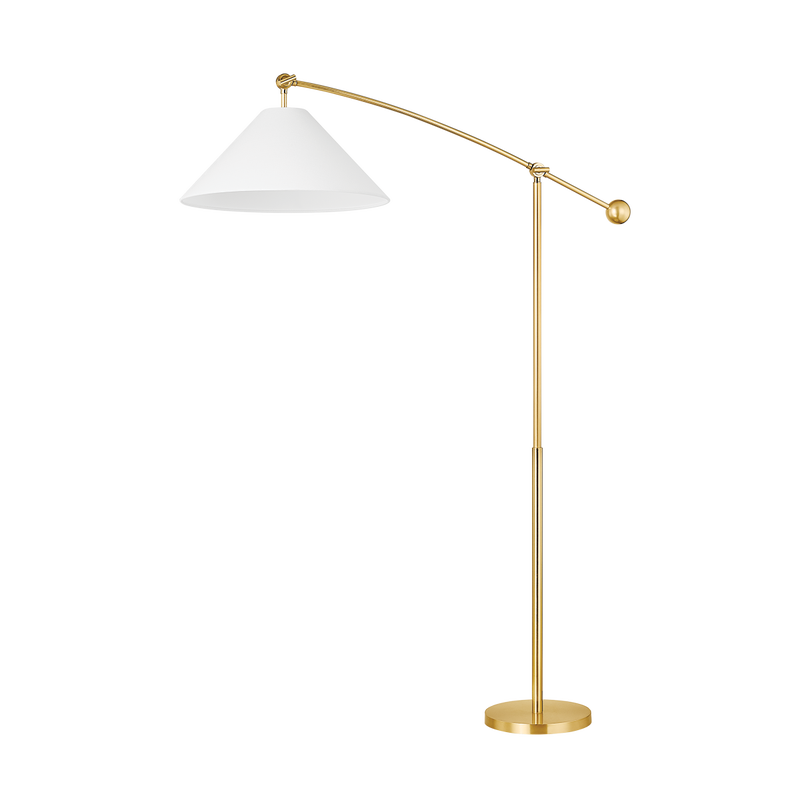 Mitzi - HL696401-AGB - One Light Floor Lamp - Birdie - Aged Brass