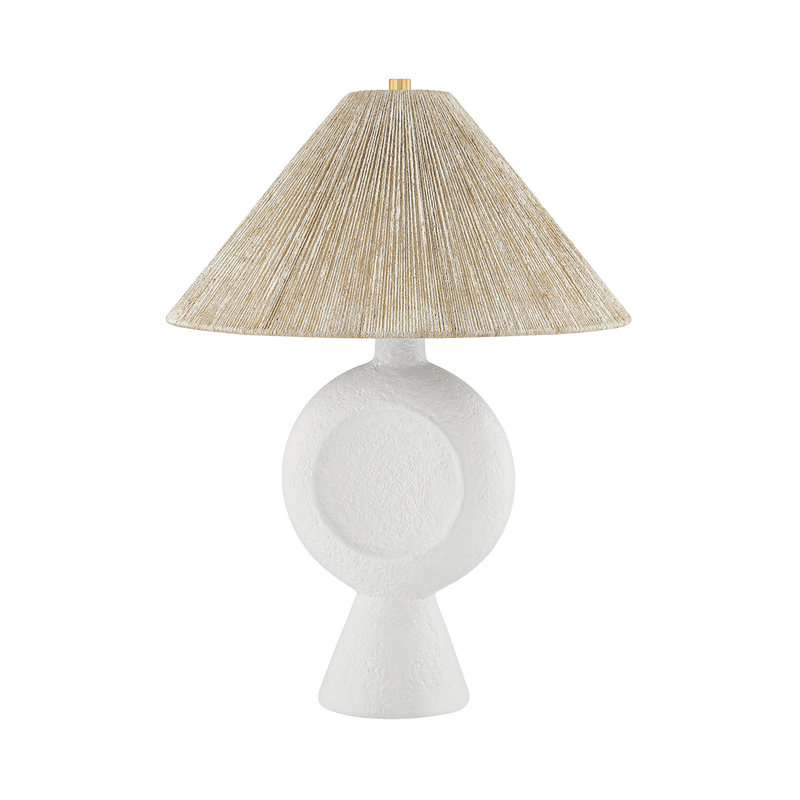 Mitzi - HL967201-AGB/WP - One Light Table Lamp - Centella - Aged Brass/White Plaster