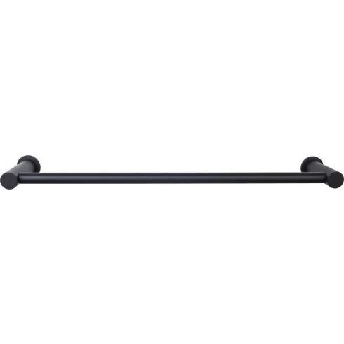 Top Knobs - HOP6BLK - Hopewell Bath Towel Bar - Hopewell - Flat Black