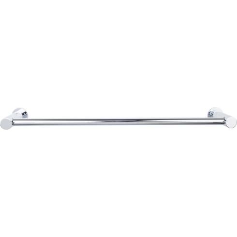 Top Knobs - HOP6PC - Hopewell Bath Towel Bar - Hopewell -Polished Chrome