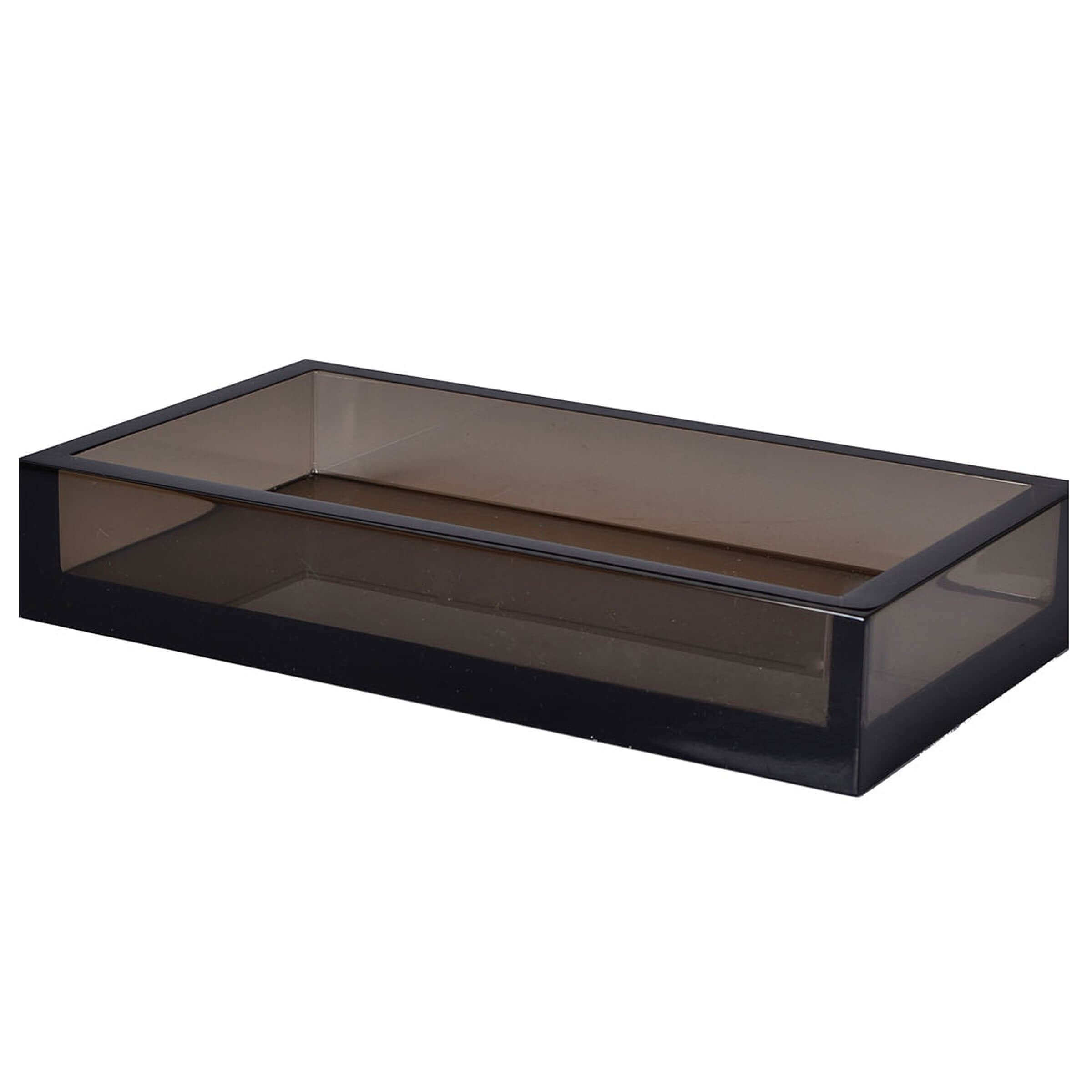 Mike + Ally - Ice Smoked Vanity tray - 31235 - Brown - 