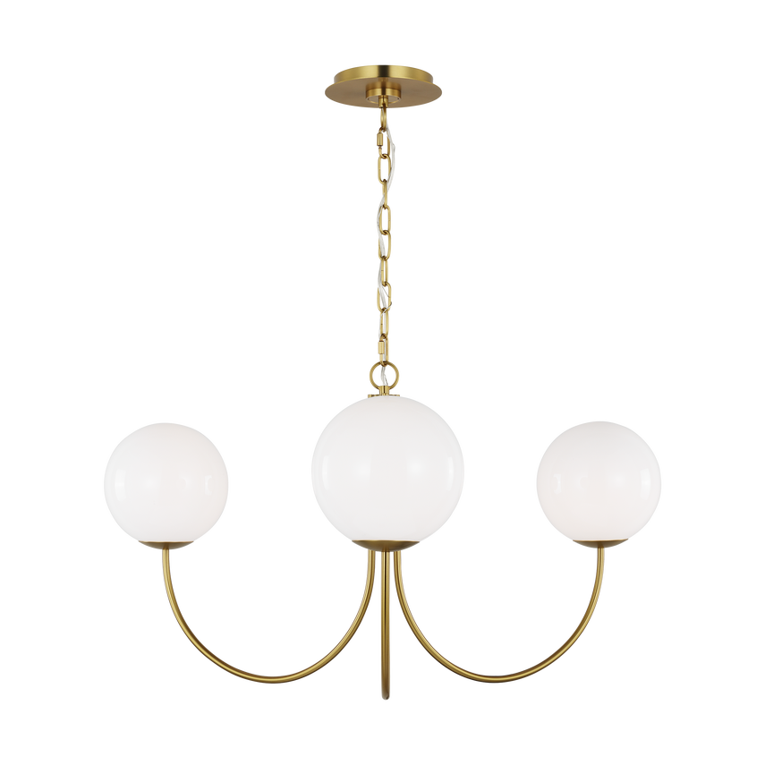 Visual Comfort Studio Canada - KSC1133BBS - Three Light Chandelier - Noemie - Burnished Brass