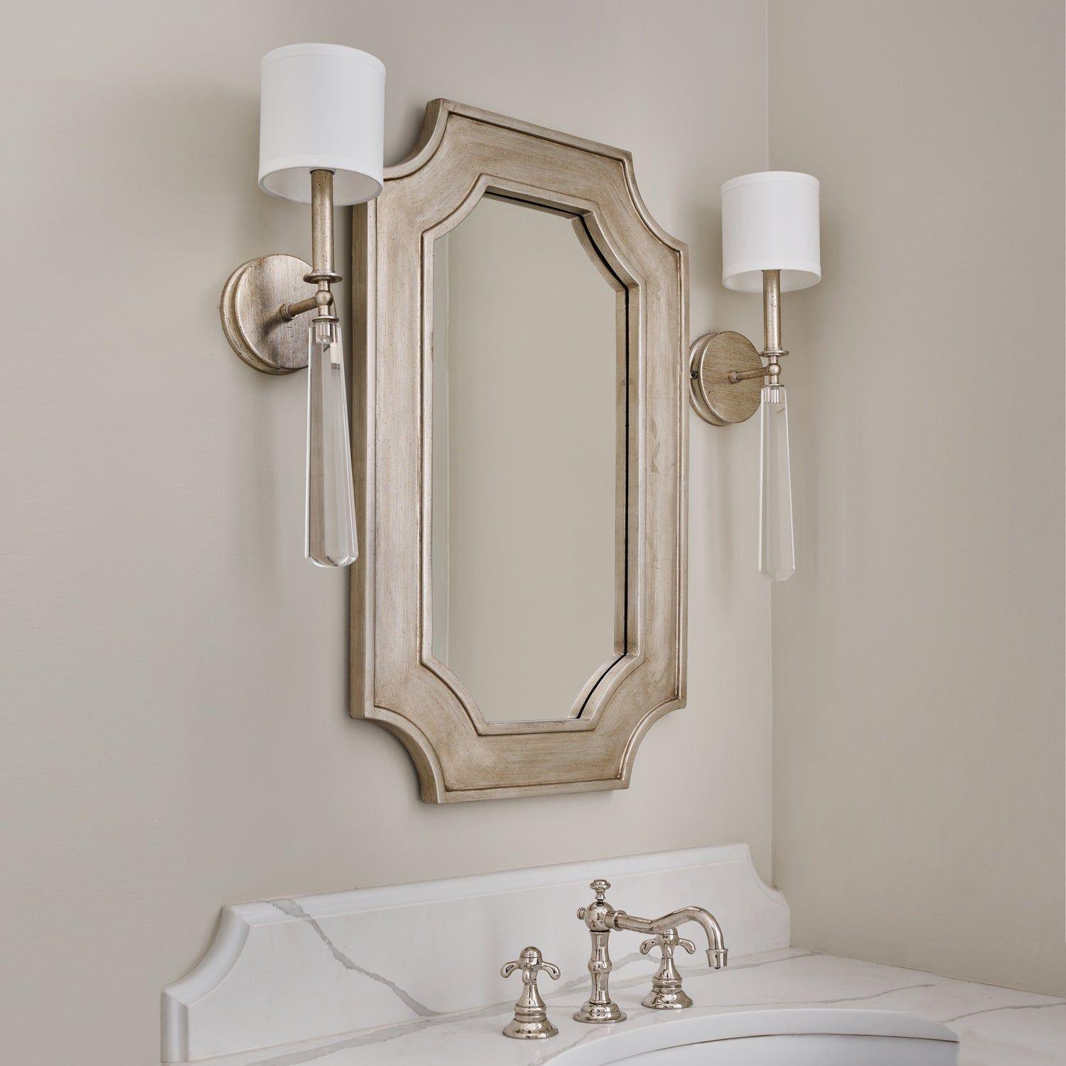 20"W x 32"H Concaved Rectangle Mirror