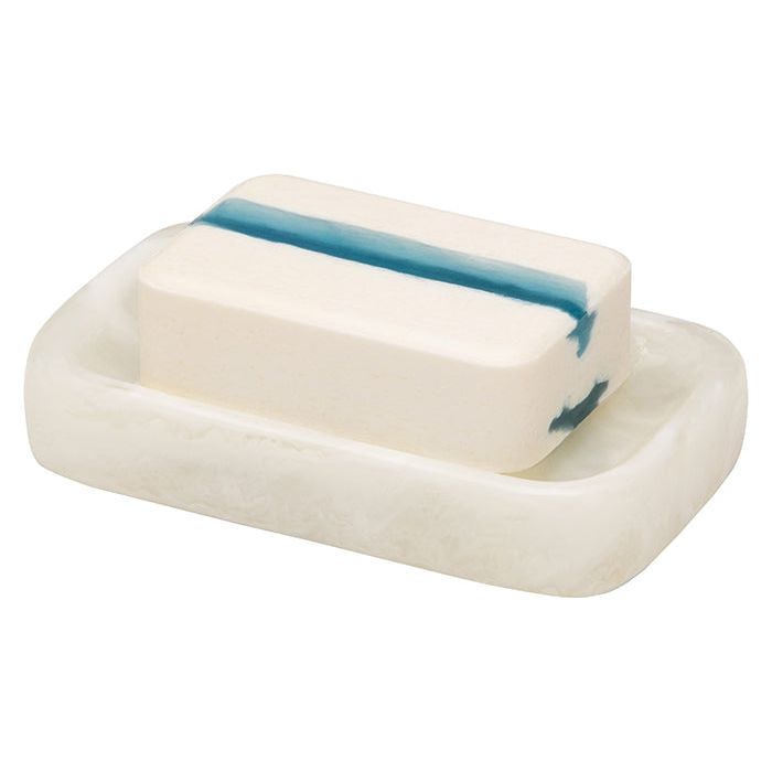 Accessoires de salle de bain translucides Abiko