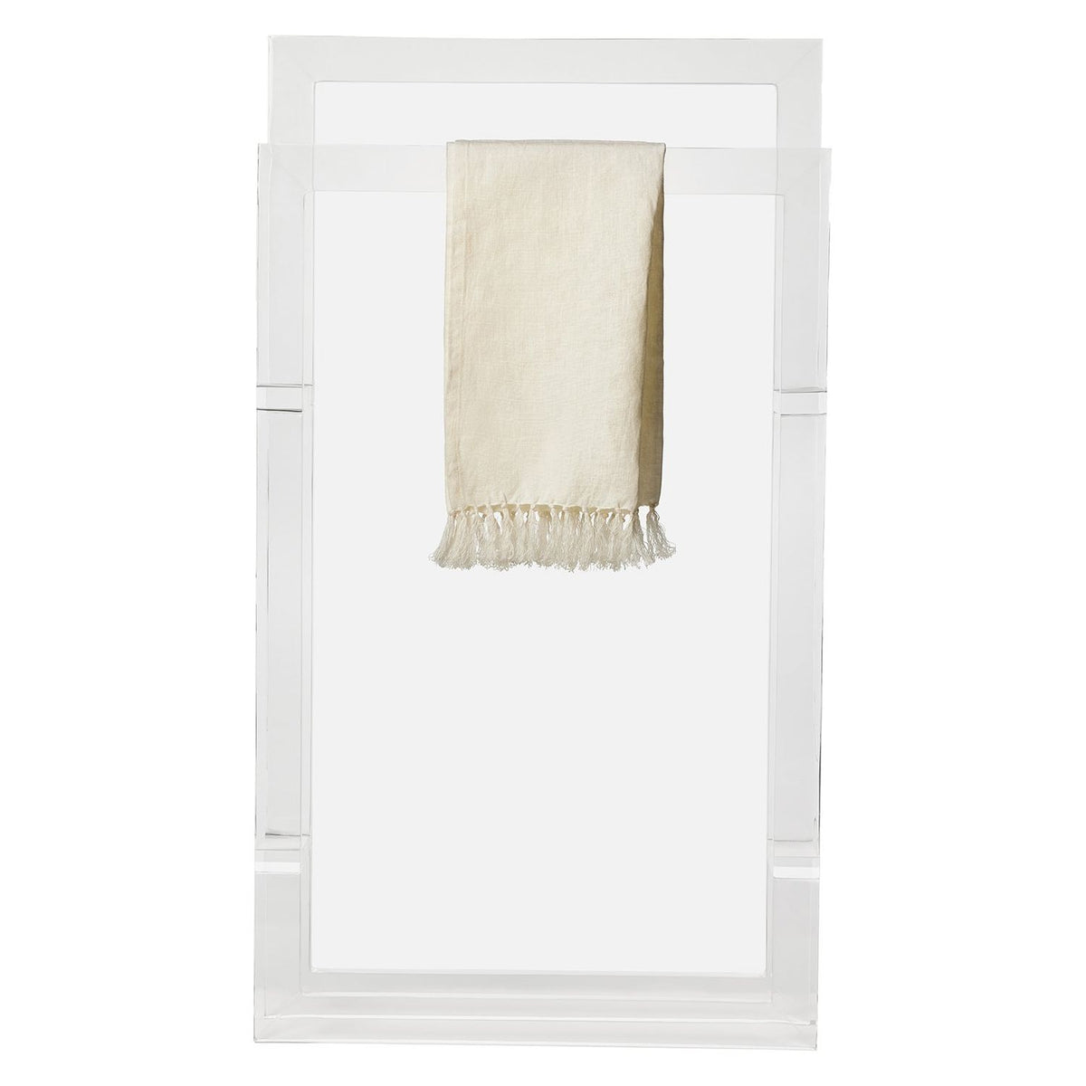 Albi Clear Freestanding Towel Rack