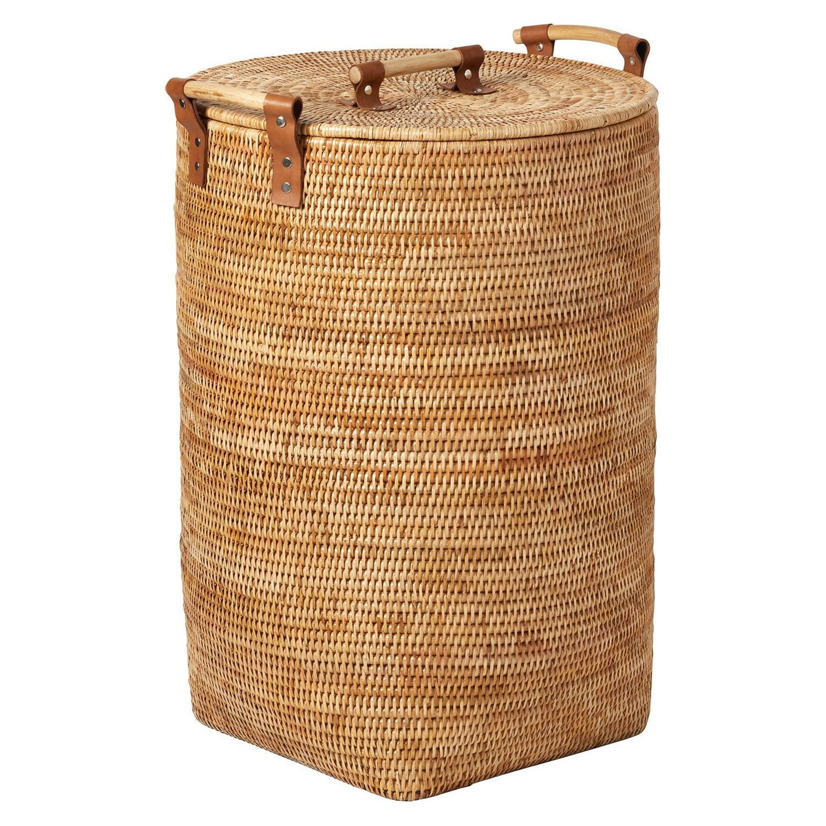 Antalya Natural Rattan Hamper