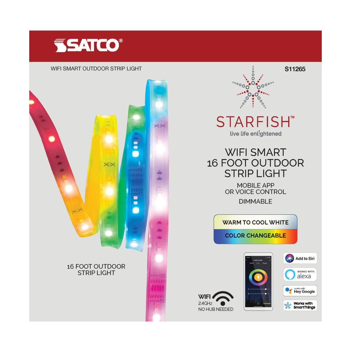 Starfish Smart LED Strip Light - 16ft