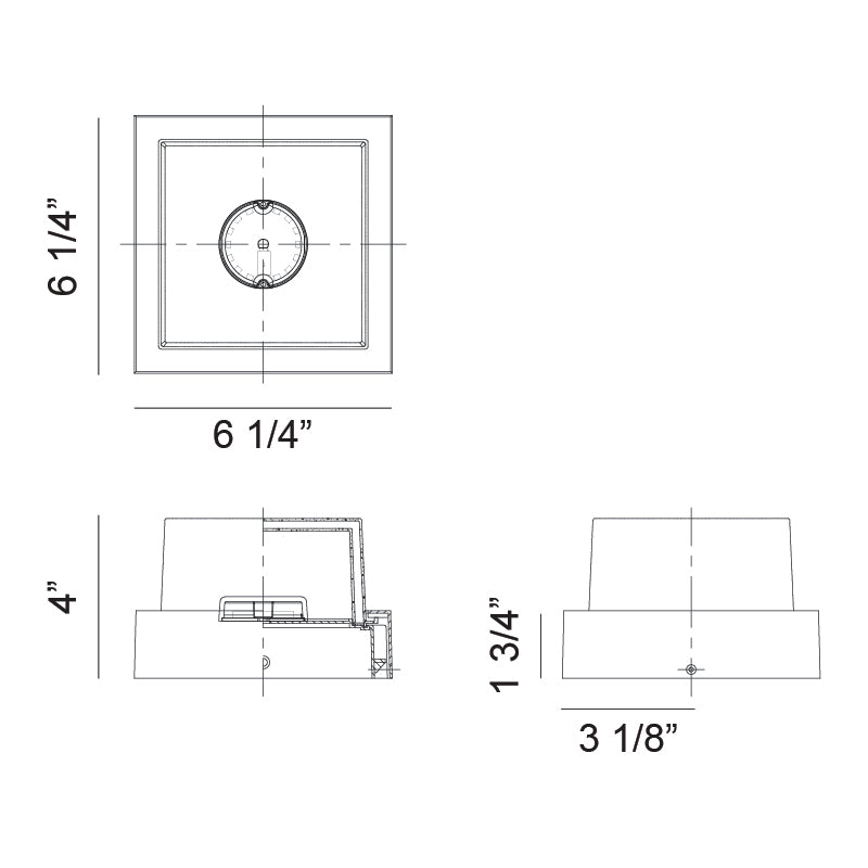 Syvana Square LED Wall Sconce