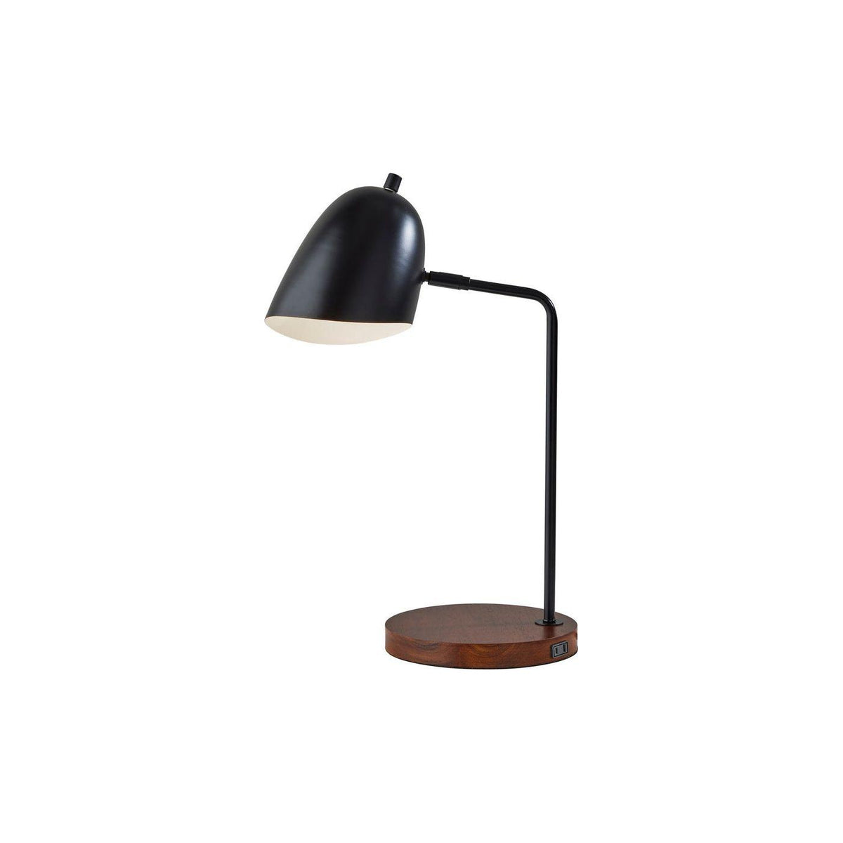 Adesso Home - SL4918-01 - Desk Lamp - Jude - Black & Walnut