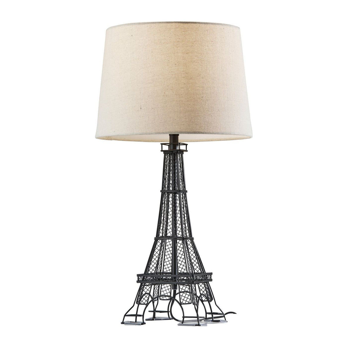 Adesso Home - SL5001-01 - Table Lamp - Eiffel - Black